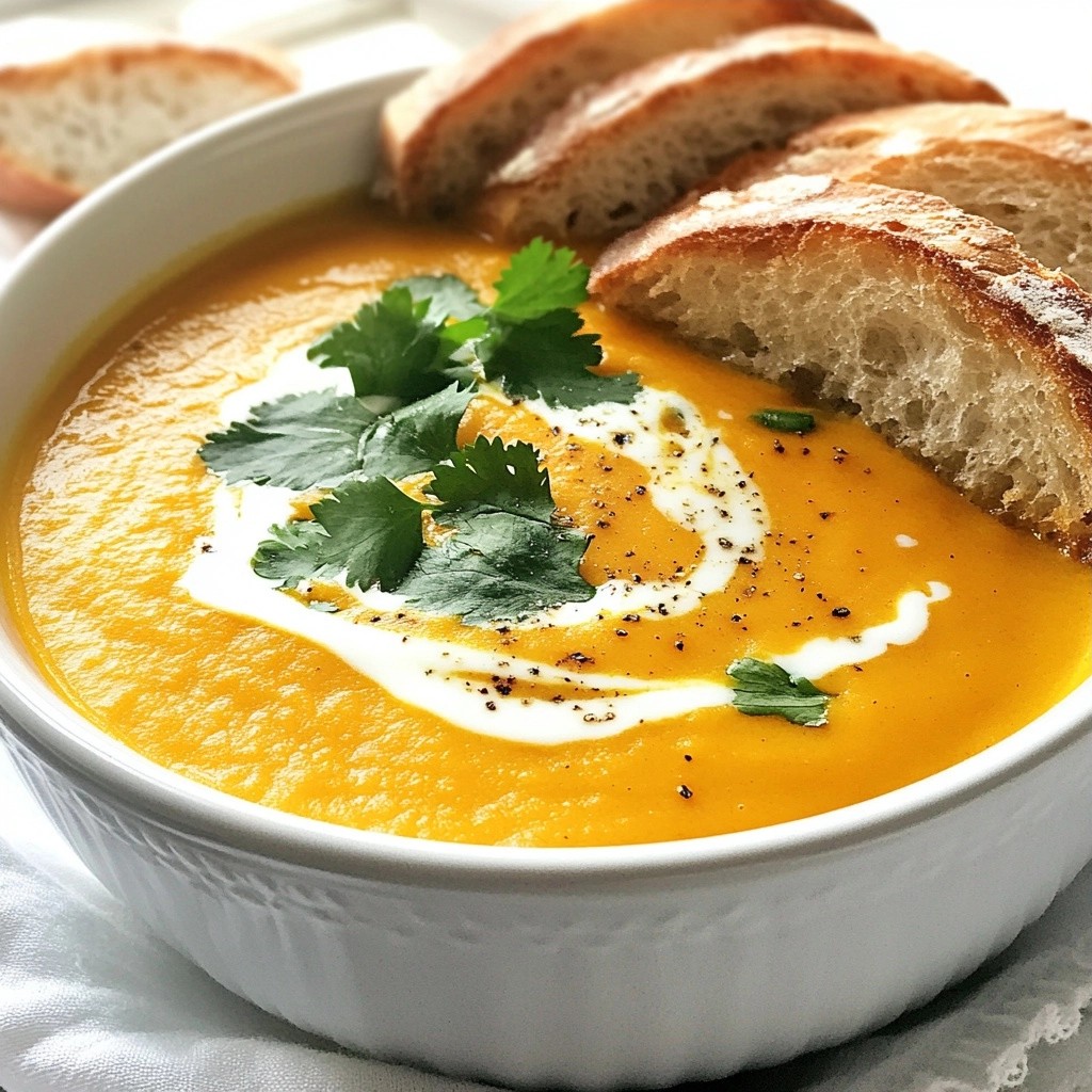 Creamy Sweet Potato and Ginger Soup Genussvolle Wärme