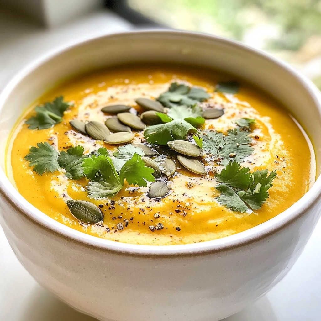 Silky Pumpkin Soup Einfache und köstliche Rezeptidee