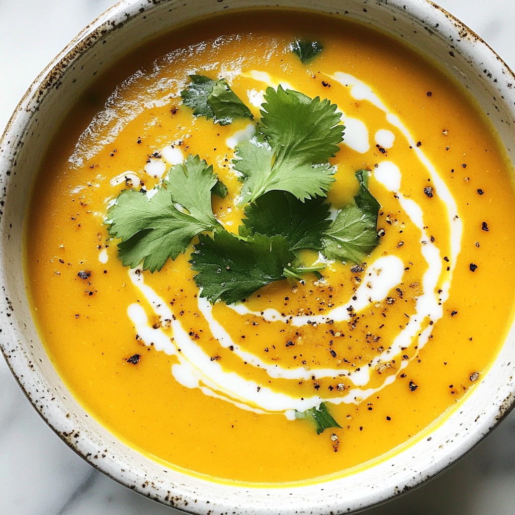 Ginger Turmeric Carrot Soup for Immunity Stärkung