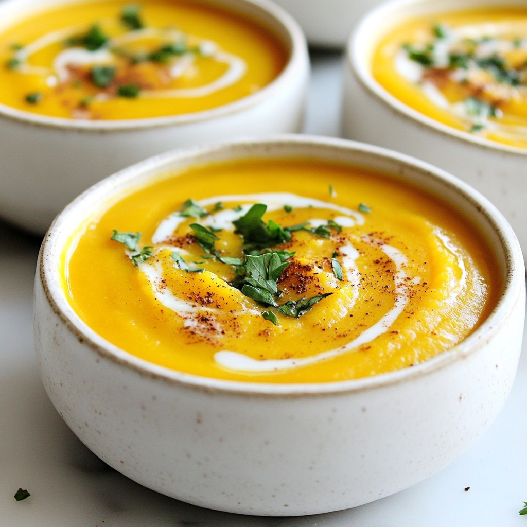 Creamy Soup Butternut Squash and Apple Bisque Rezept