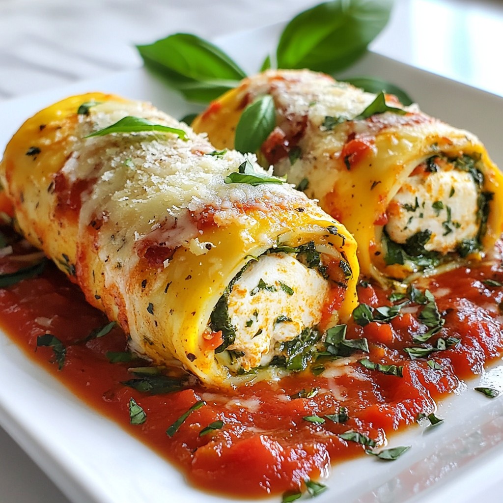 Ricotta Stuffed Chicken Rolls Einfache und leckere Idee