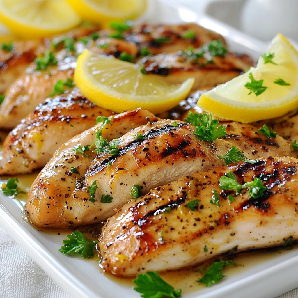 Lemon Pepper Chicken Schnelles und schmackhaftes Gericht