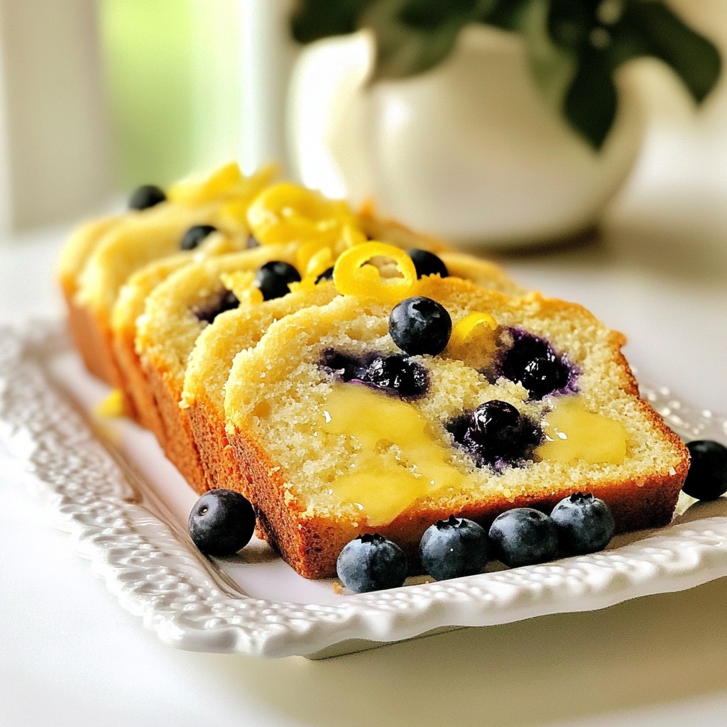 Lemon Blueberry Sourdough Bread Frisch und Lecker