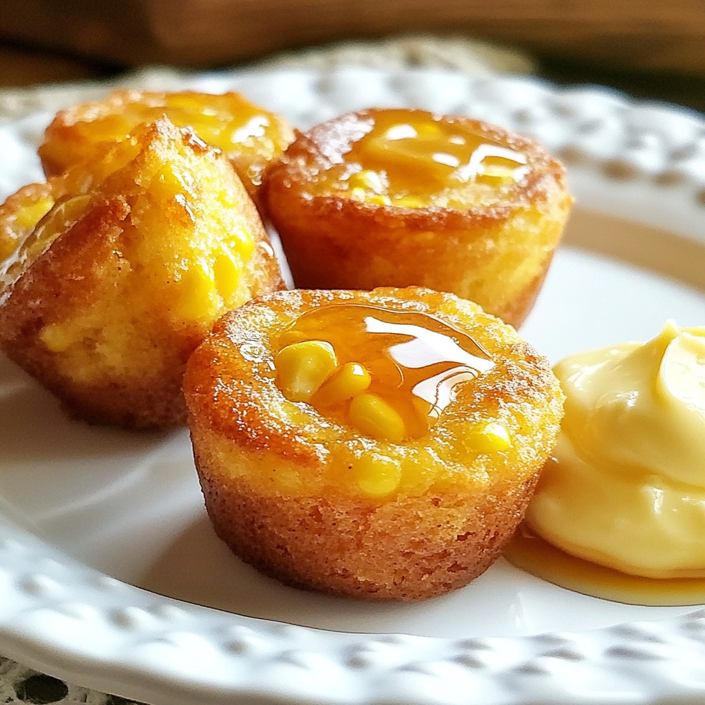 Honey Butter Cornbread Poppers Lecker und Einfach Rezept