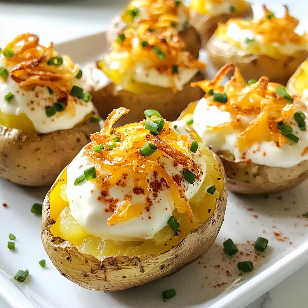 Mini Baked Potatoes köstlich und einfach zubereiten