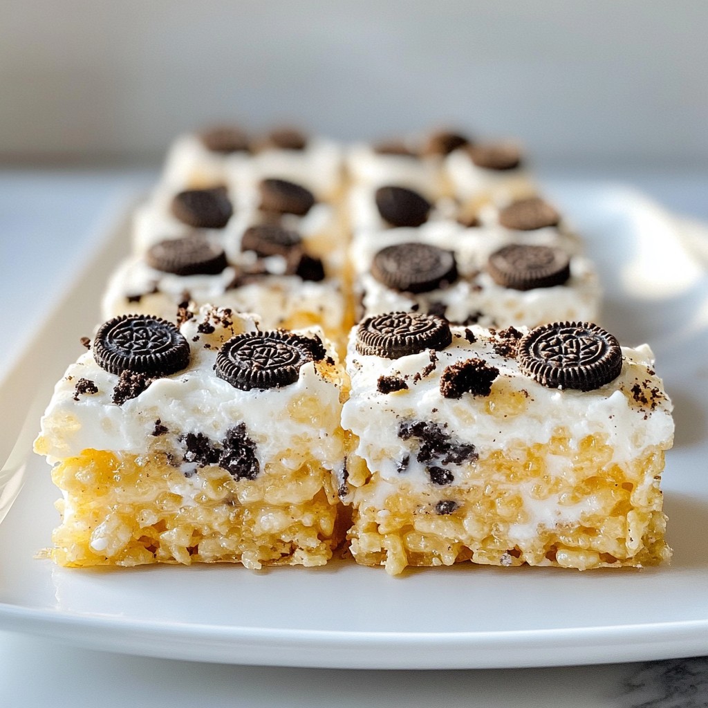 Oreo Krispies Treats Einfach und Lecker Rezept