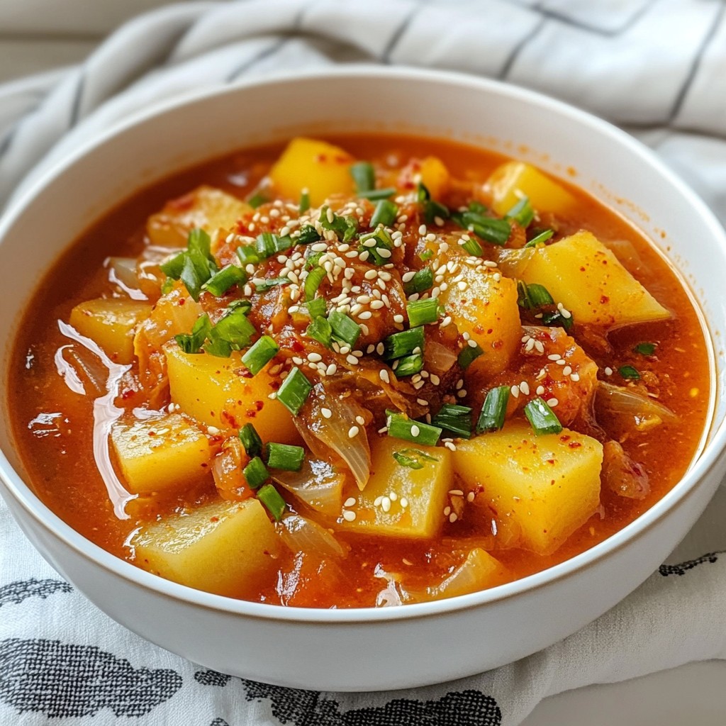Einfache Kimchi-Suppe Nährstoffreich und Lecker