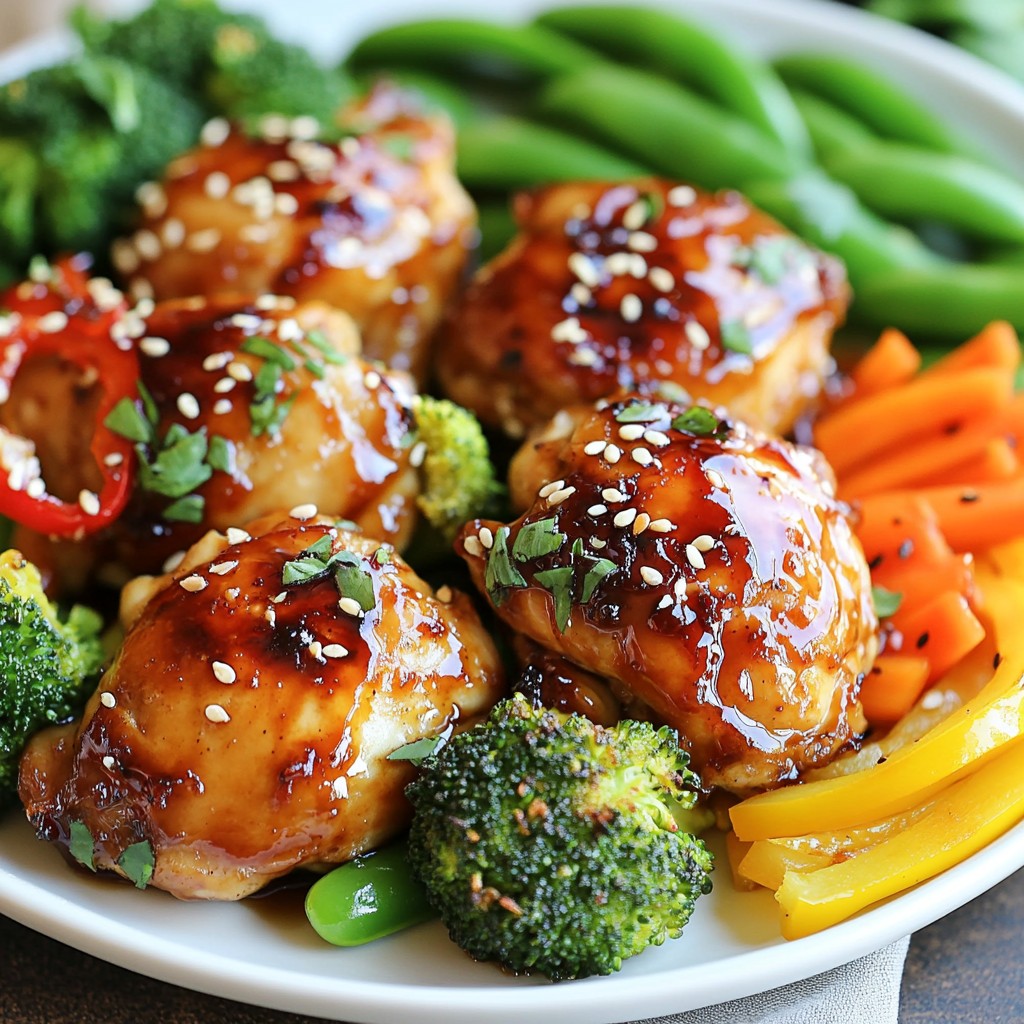 Sheet Pan Teriyaki Chicken and Veggies Genussvoll