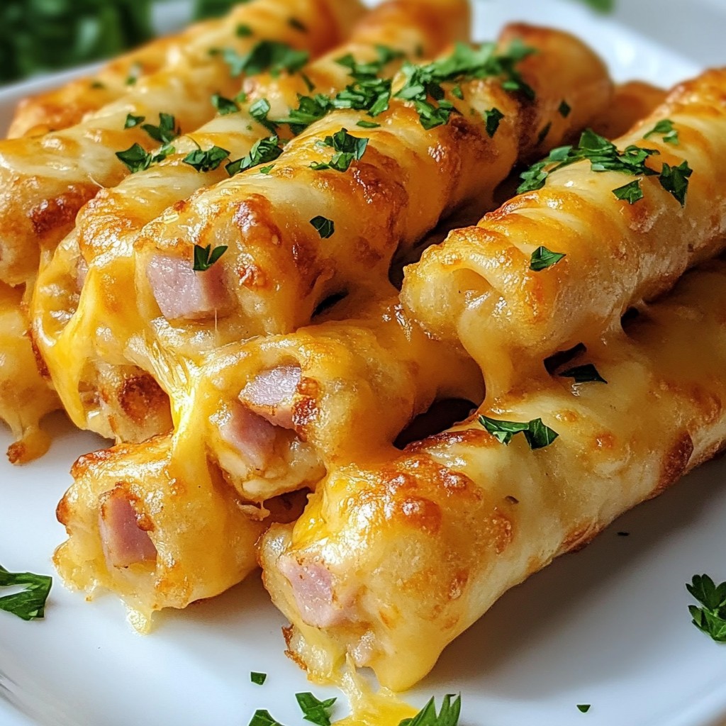 Ham and Cheese Sticks Knusprig und Schmackhaft Zubereiten