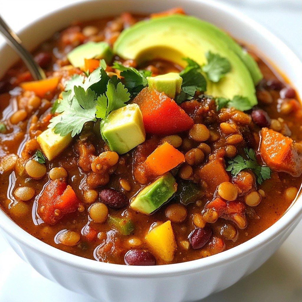 Herzhaftes Linsen- und Bohnen-Chili Genuss