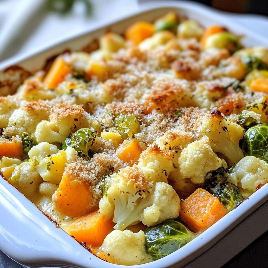 Creamy Winter Vegetable Casserole Einfaches Rezept