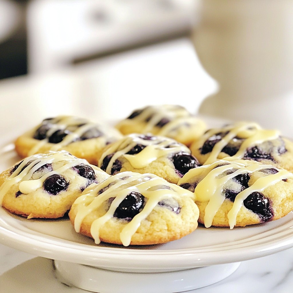 Molten Blueberry Cheesecake Cookies köstlich genießen