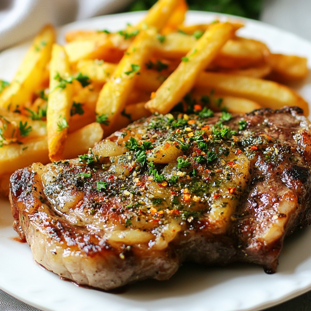 Steak Frites Rezept für ein perfektes Dinner