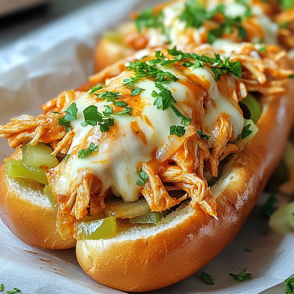 Buffalo Chicken Cheesesteak Einfache und leckere Gains