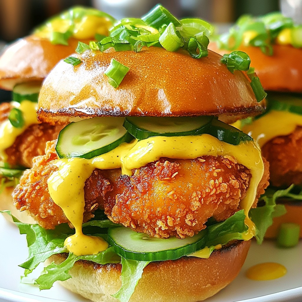 Bang Bang Chicken Sliders Einfach und Köstlich Genießen