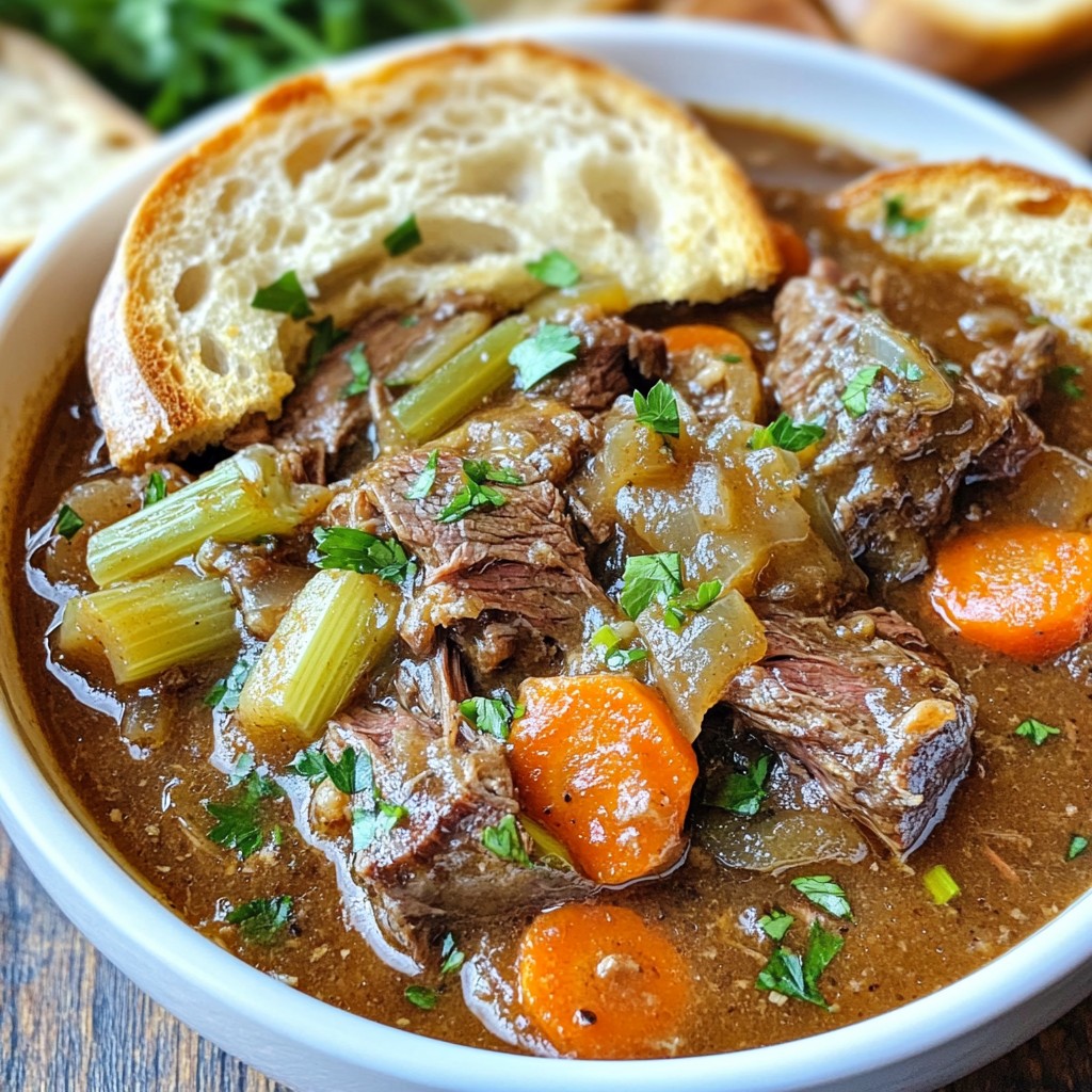 Schmackhaftes Slow Cooker Beef Manhattan Rezept