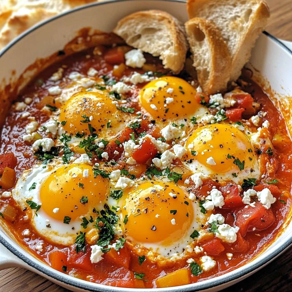 Easy Shakshuka Schnelle und schmackhafte Mahlzeit