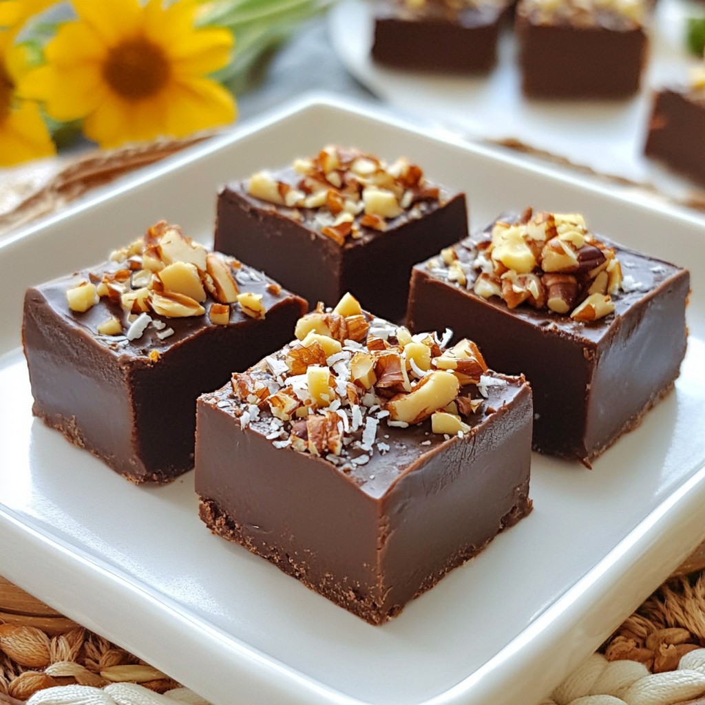 Keto Chocolate Fudge Fat Bombs köstlicher Genuss