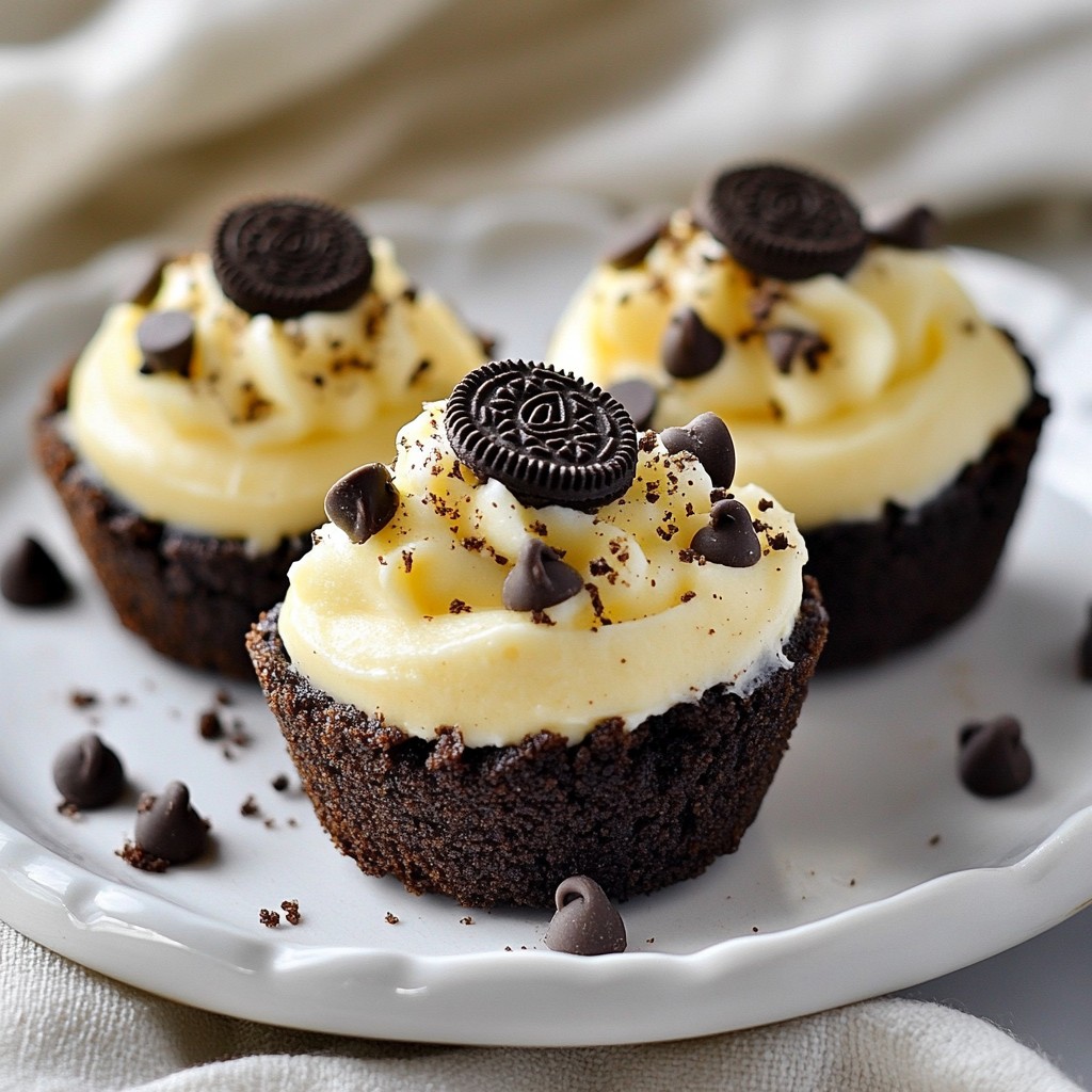 Oreo Cheesecake Cookie Cups schnelle und leckere Idee