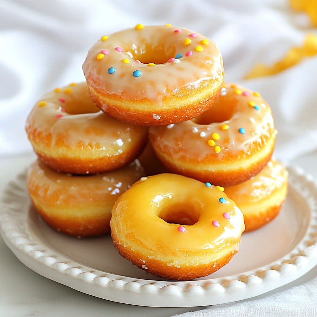 Mini Glazed Donuts Einfach und Lecker Selbermachen