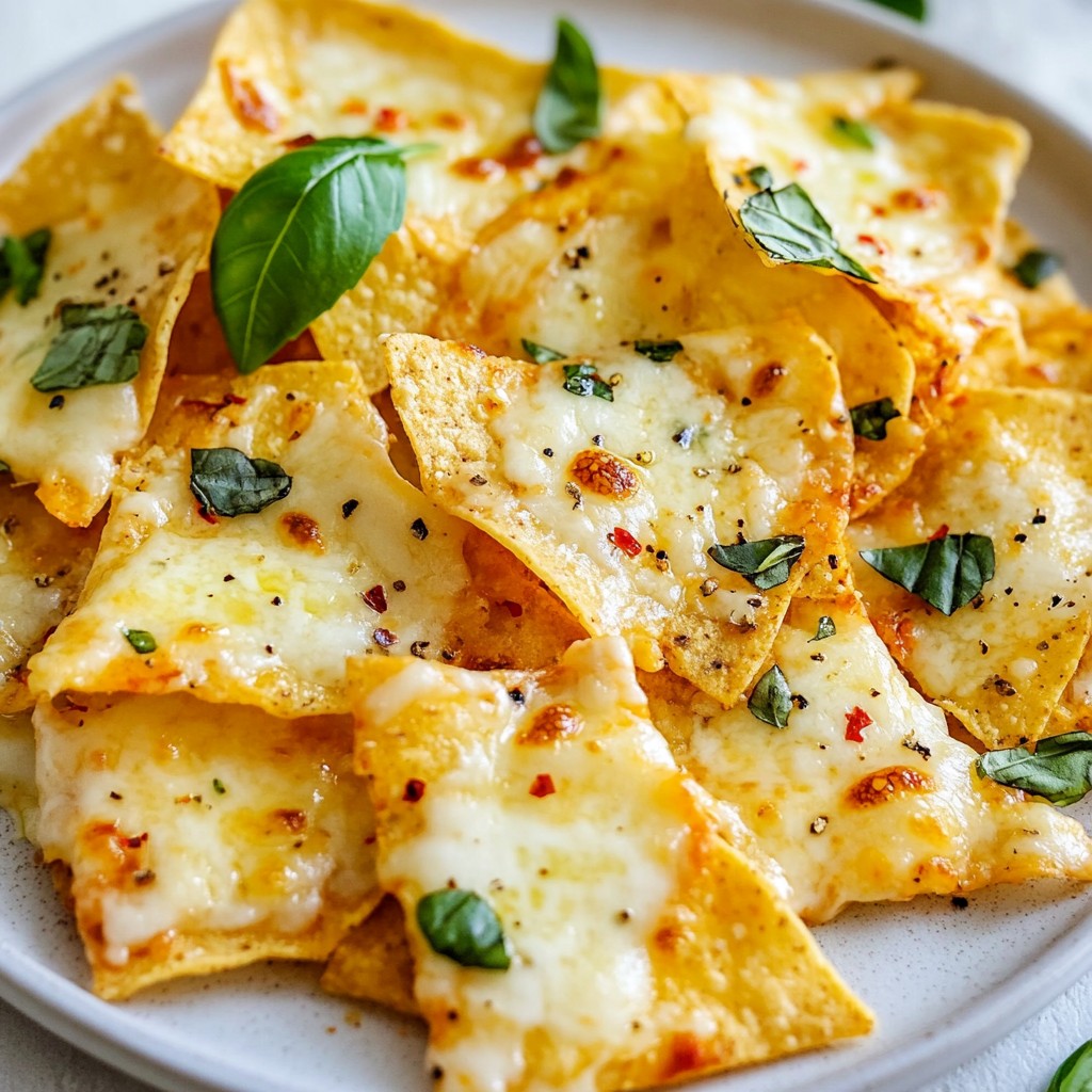Crispy Pizza Chips Einfaches und Leckeres Rezept
