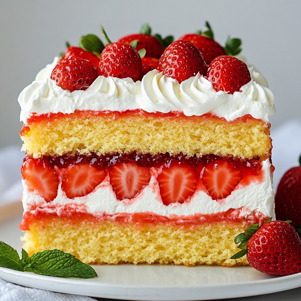 Erdbeer Creme Kuchen Einfach und Lecker Backen