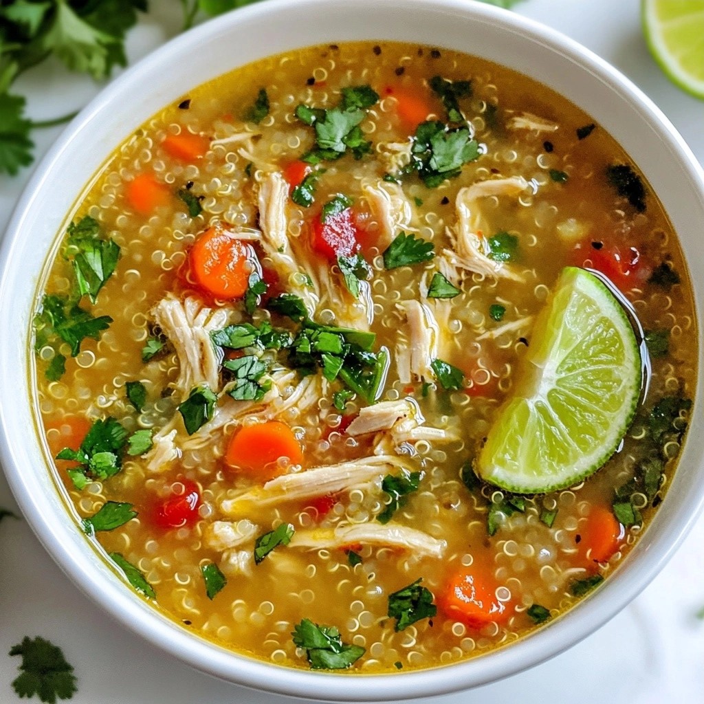 Chicken Soup with Quinoa and Lemongrass Genussrezept