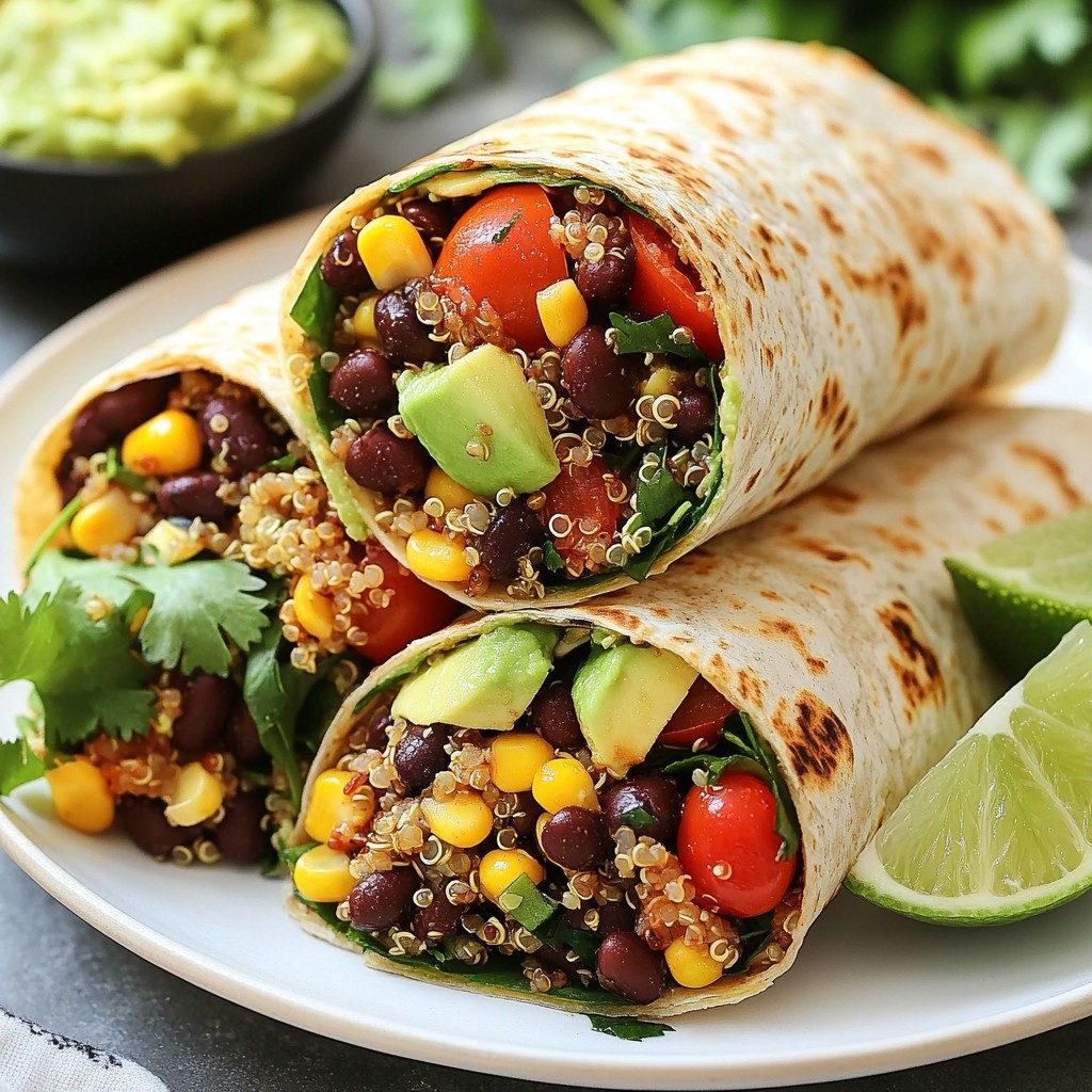 Vegan 10-Minute Burrito Wraps Einfach und Schnell