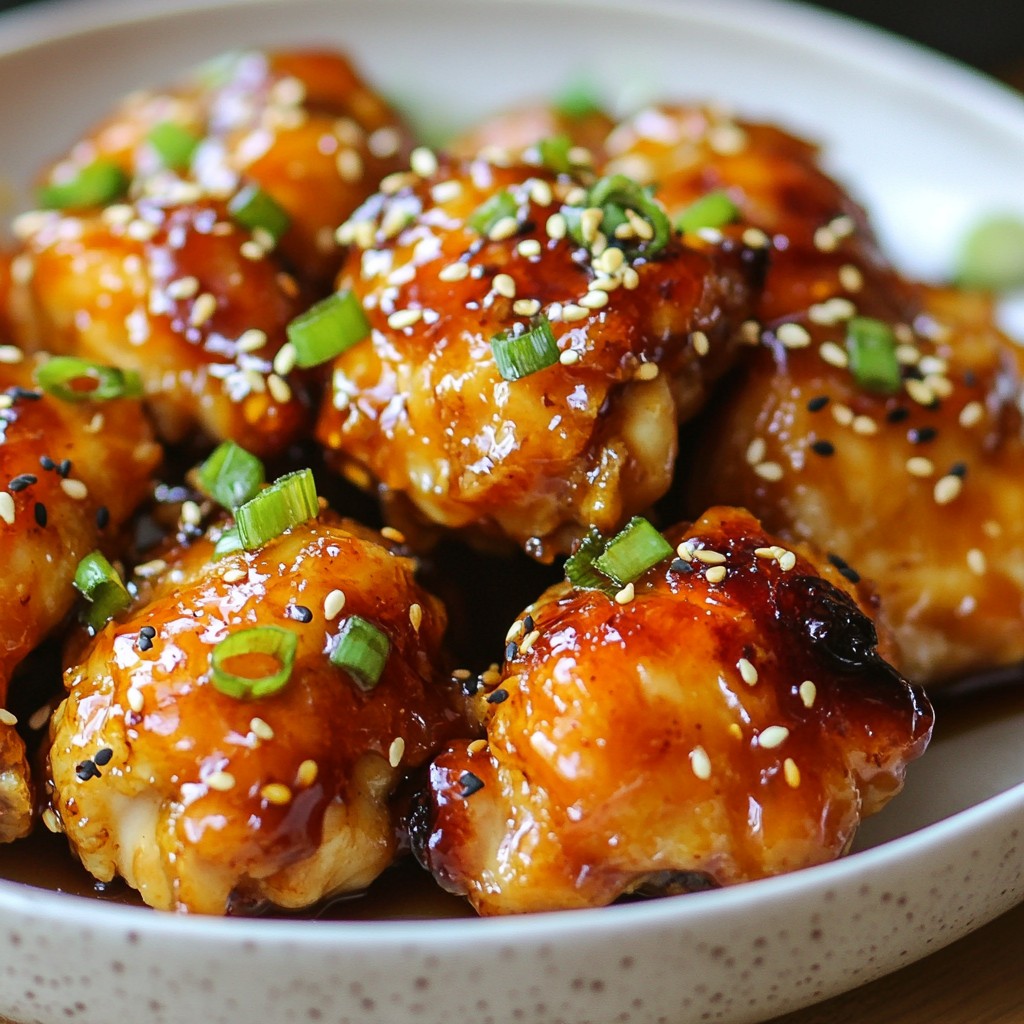 Air Fryer Honey Garlic Chicken Schnelles Rezept