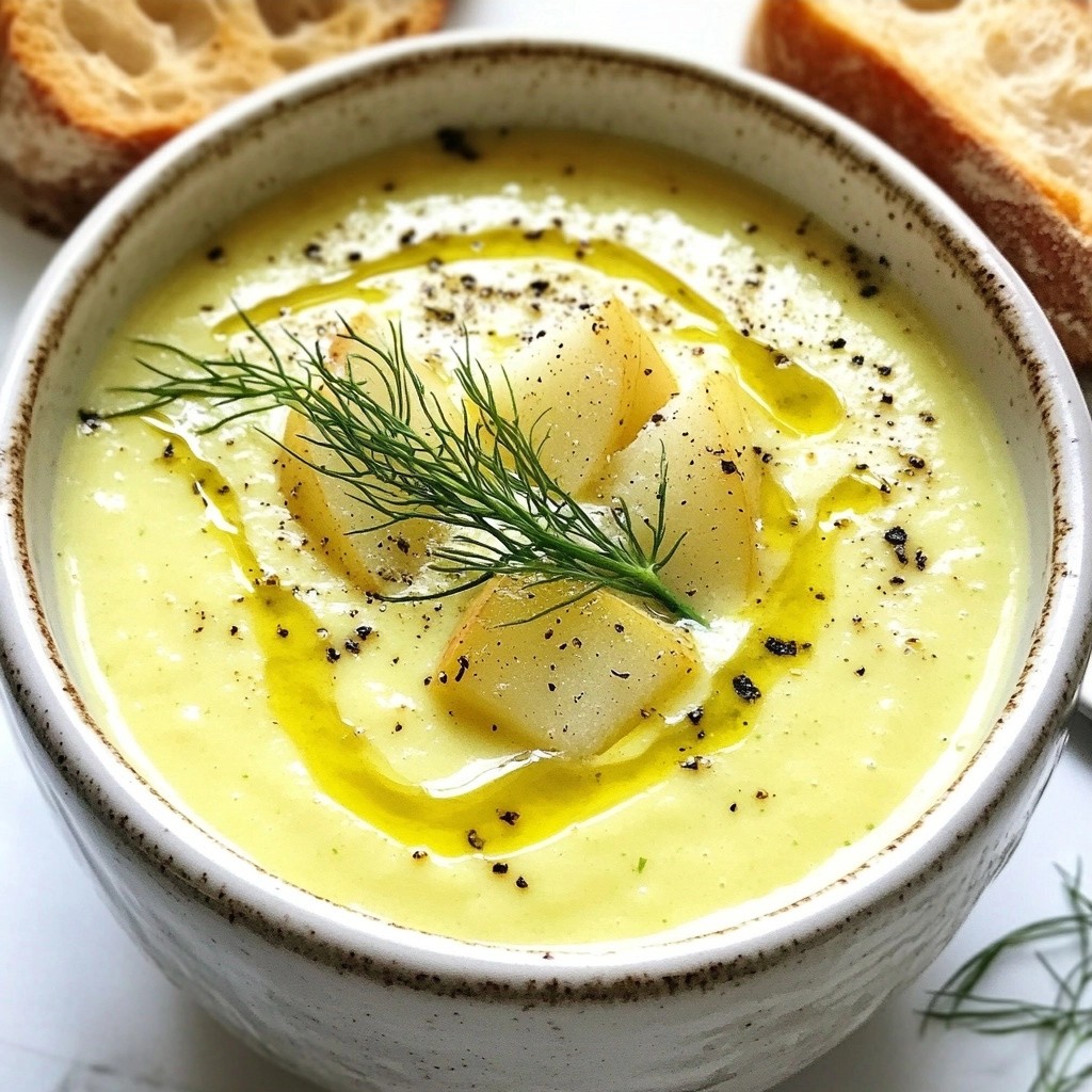Creamy Soup with Roasted Fennel and Pears Rezept