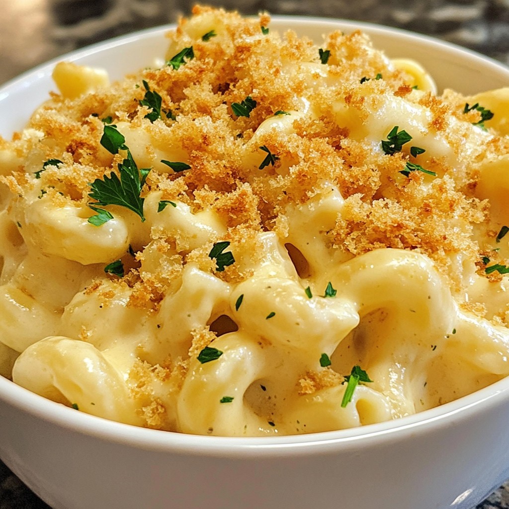 Brie Mac and Cheese Cremig und Einfach Rezept