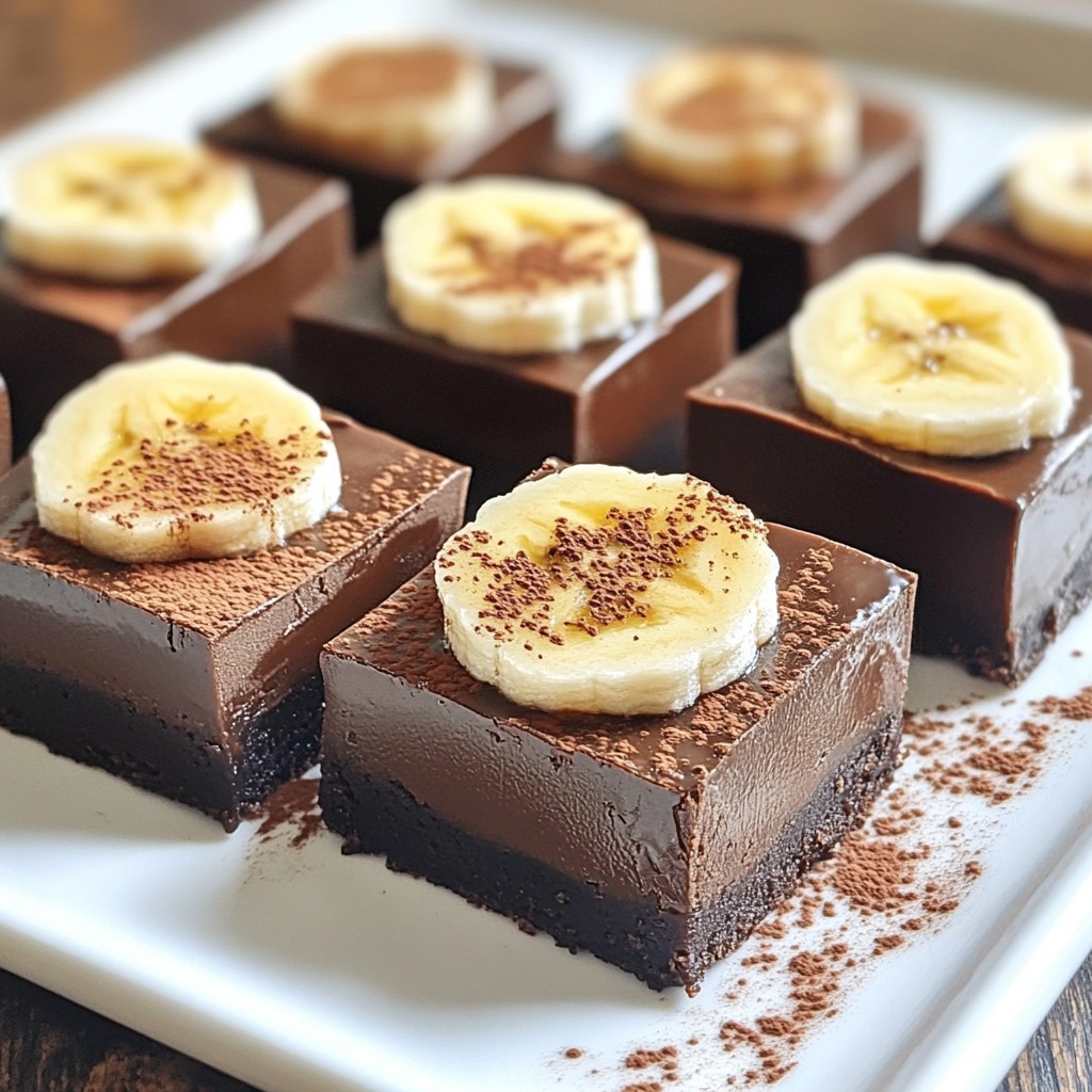 Banana Fudge Squares Einfache und köstliche Leckerei