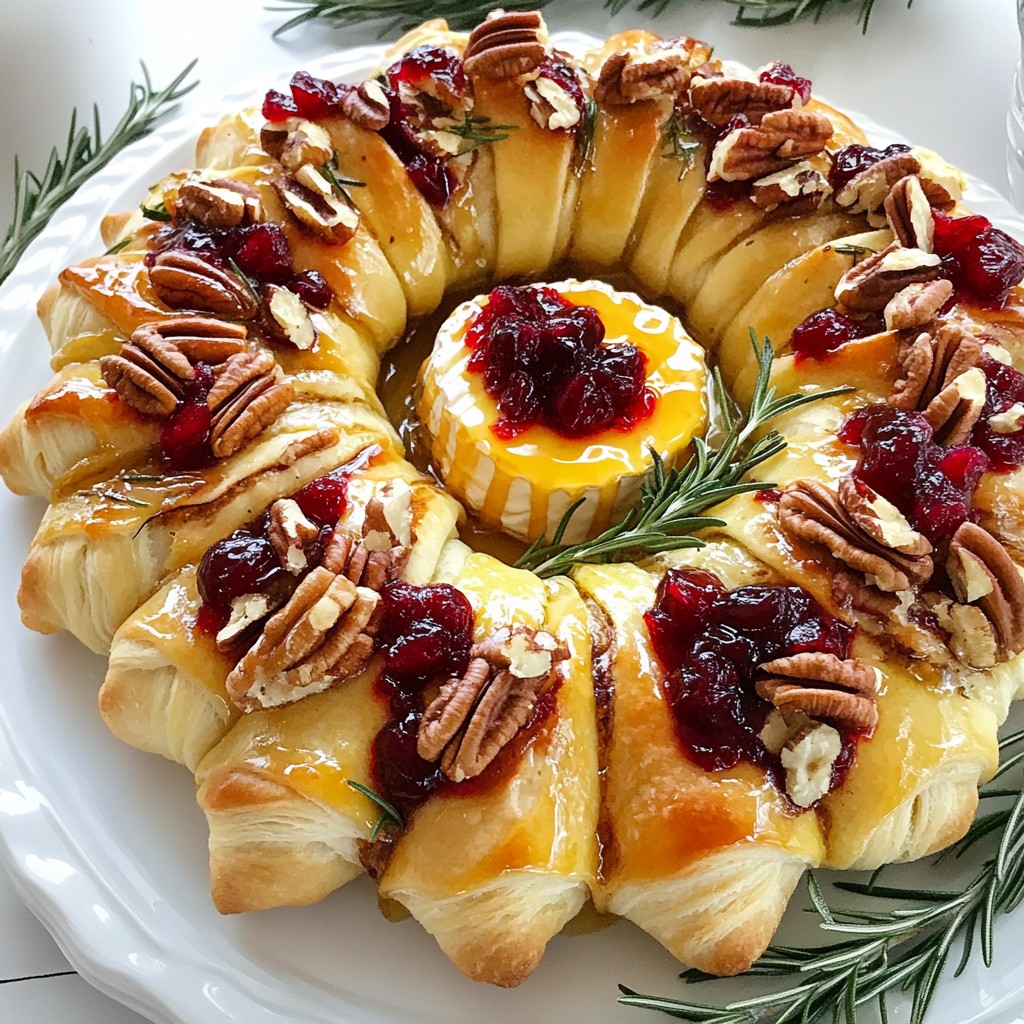 Brie Crescent Wreath Leckerer Party-Snack für jeden Anlass