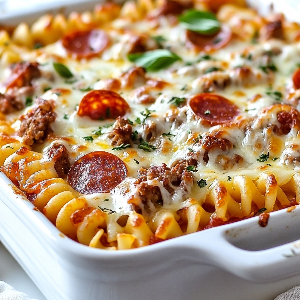 Meat Lovers Pizza Casserole Köstlicher Genuss für alle