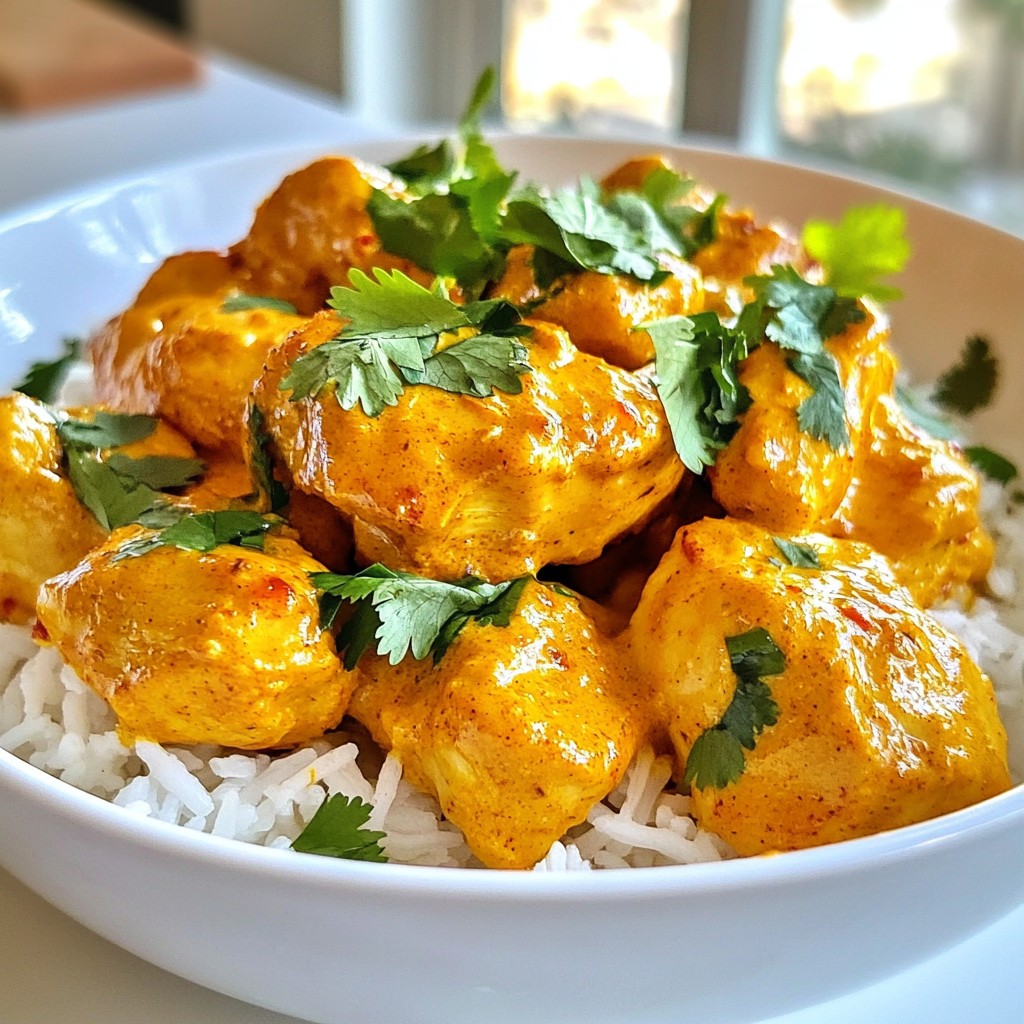 Schnelles Butterhühnchen Einfaches und köstliches Rezept