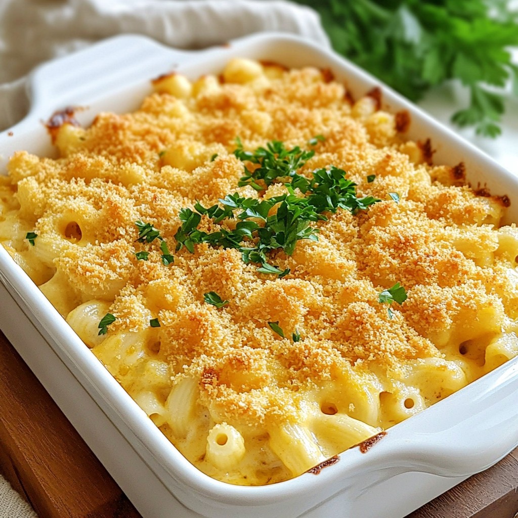 Ultra Creamy Baked Mac and Cheese Rezeptsensation