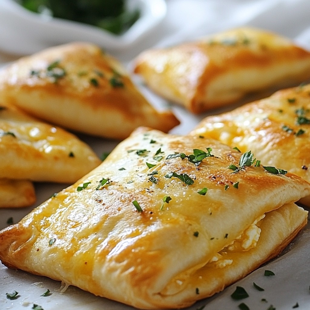 Cheesy Garlic Wraps Schnell und Einfach Zubereitet