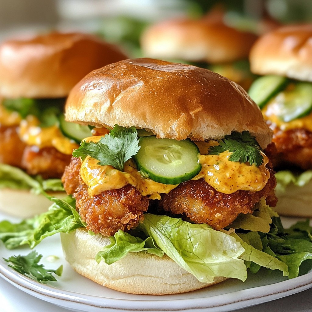 Bang Bang Chicken Sliders Einfach und Köstlich Genießen