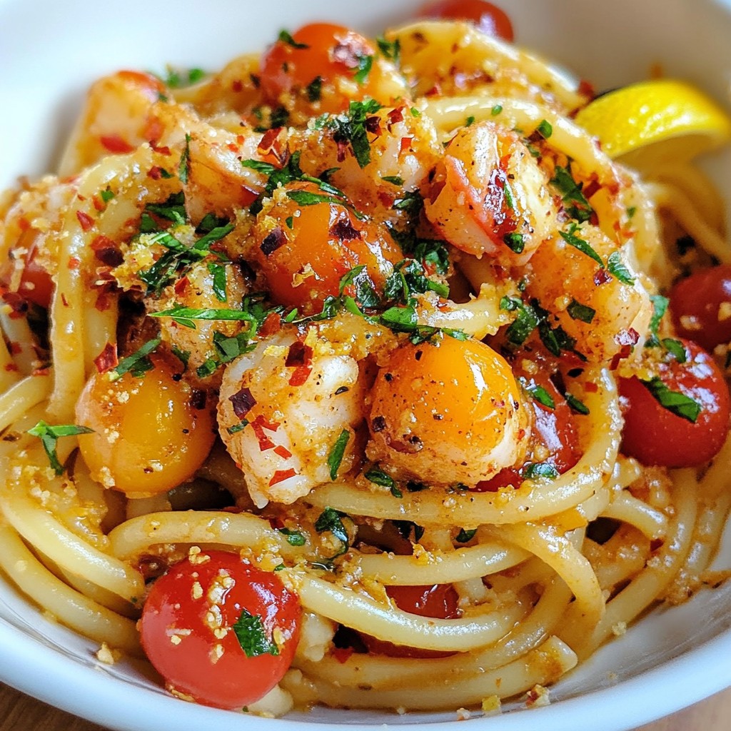 Lobster Bucatini schmackhaft und leicht zubereiten