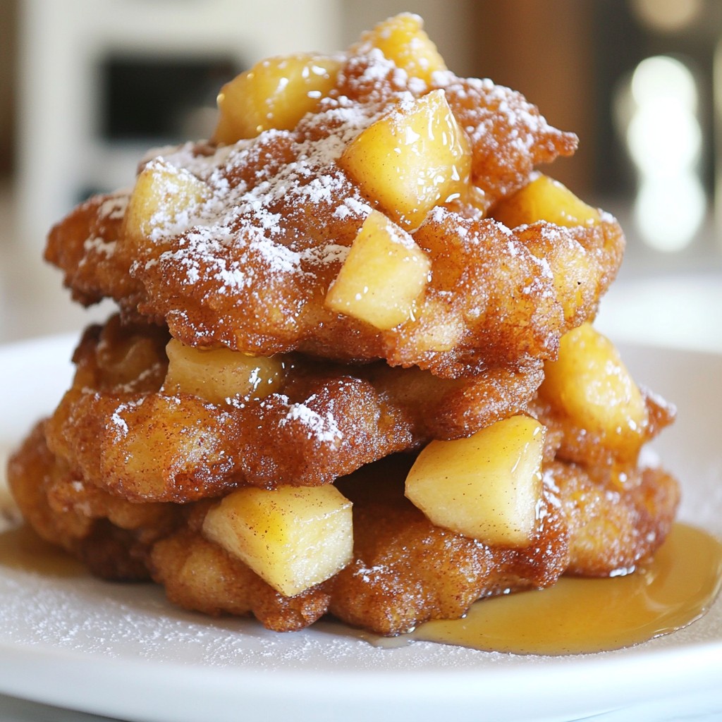 Baked Apple Fritters Einfaches und Leckeres Rezept