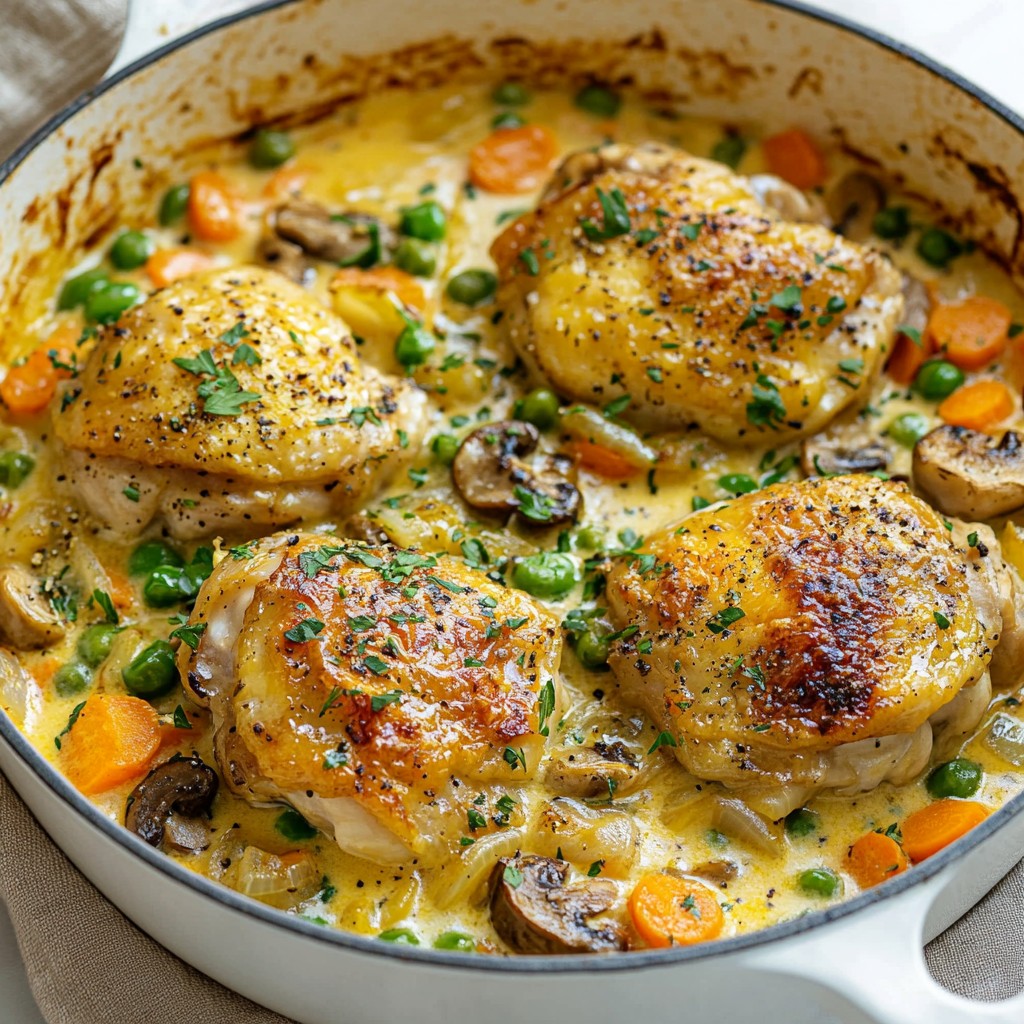 Französischer Hähnchen-Auflauf Schmackhaftes Rezept