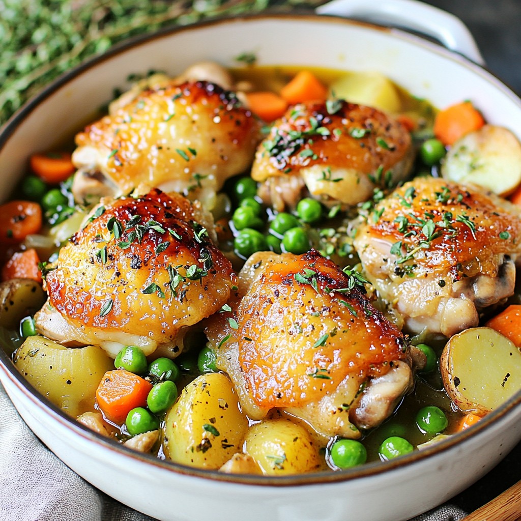 Irish Chicken One Pot Dinner Schnelles Rezept