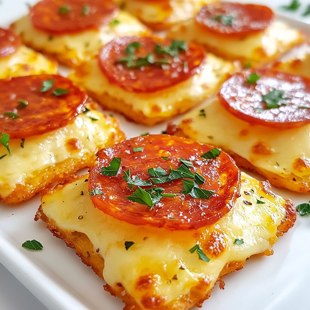 Pepperoni Cheese Crisps Einfach und Lecker Genießen