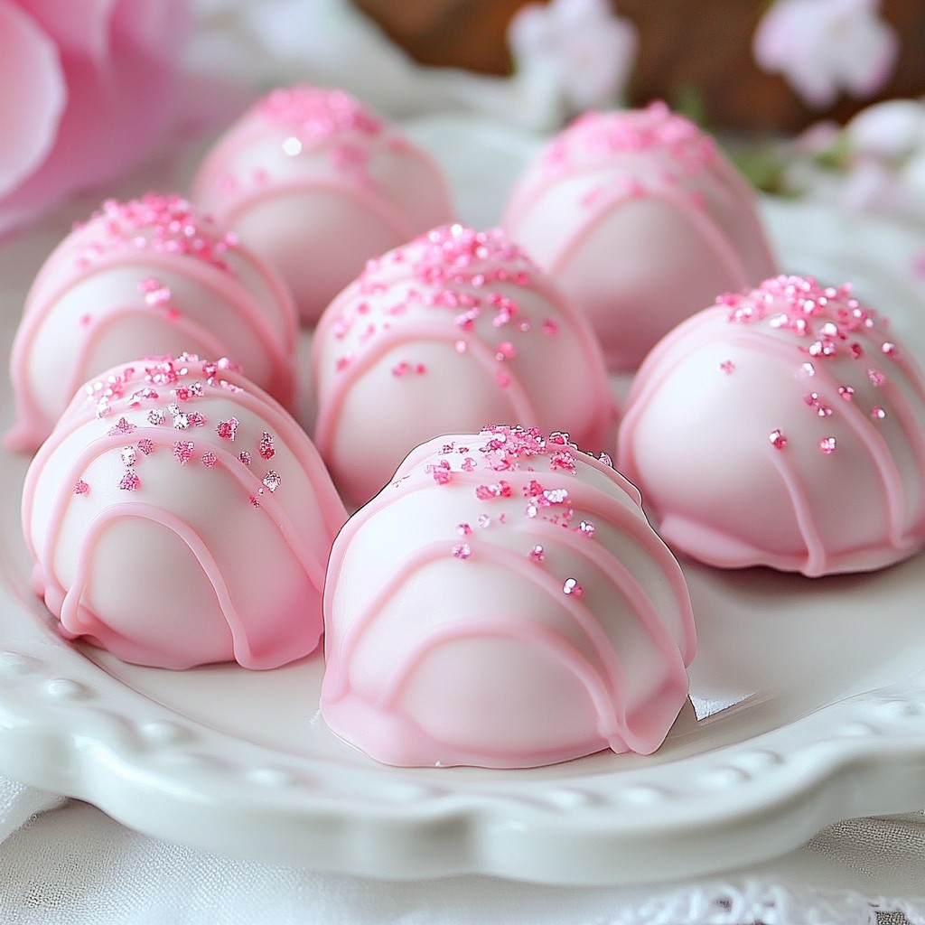 Pink Oreo Truffle Balls Leckere und einfache Versuchung