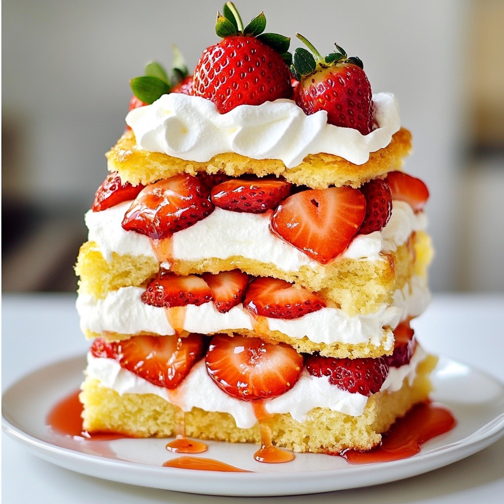Classic Strawberry Shortcake Einfaches und Leckeres Rezept