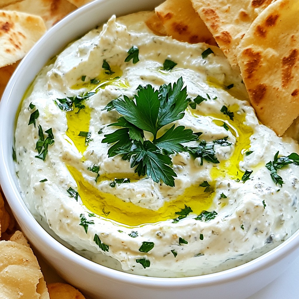 Cremiger Feta-Oliven-Dip Einfach und Köstlich