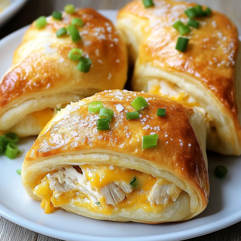 Leckere Chicken Stuffed Crescent Rolls für jeden Anlass