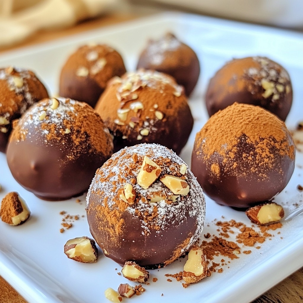 Kaffee Schokoladentrüffel Leckeres Rezept für Genießer