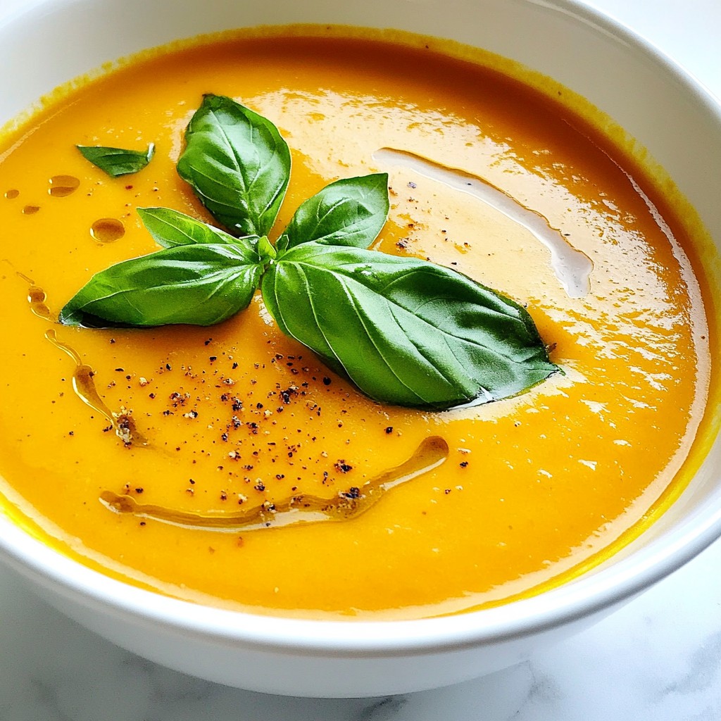 Roasted Red Pepper Gouda Soup Kraftvoll und Einfach