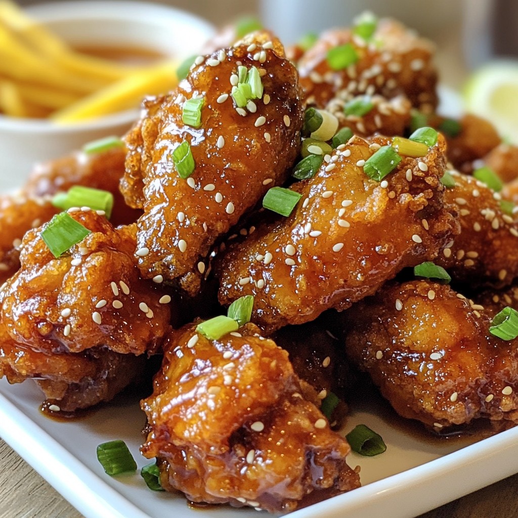 Korean Fried Chicken Knusprig und Lecker Genießen